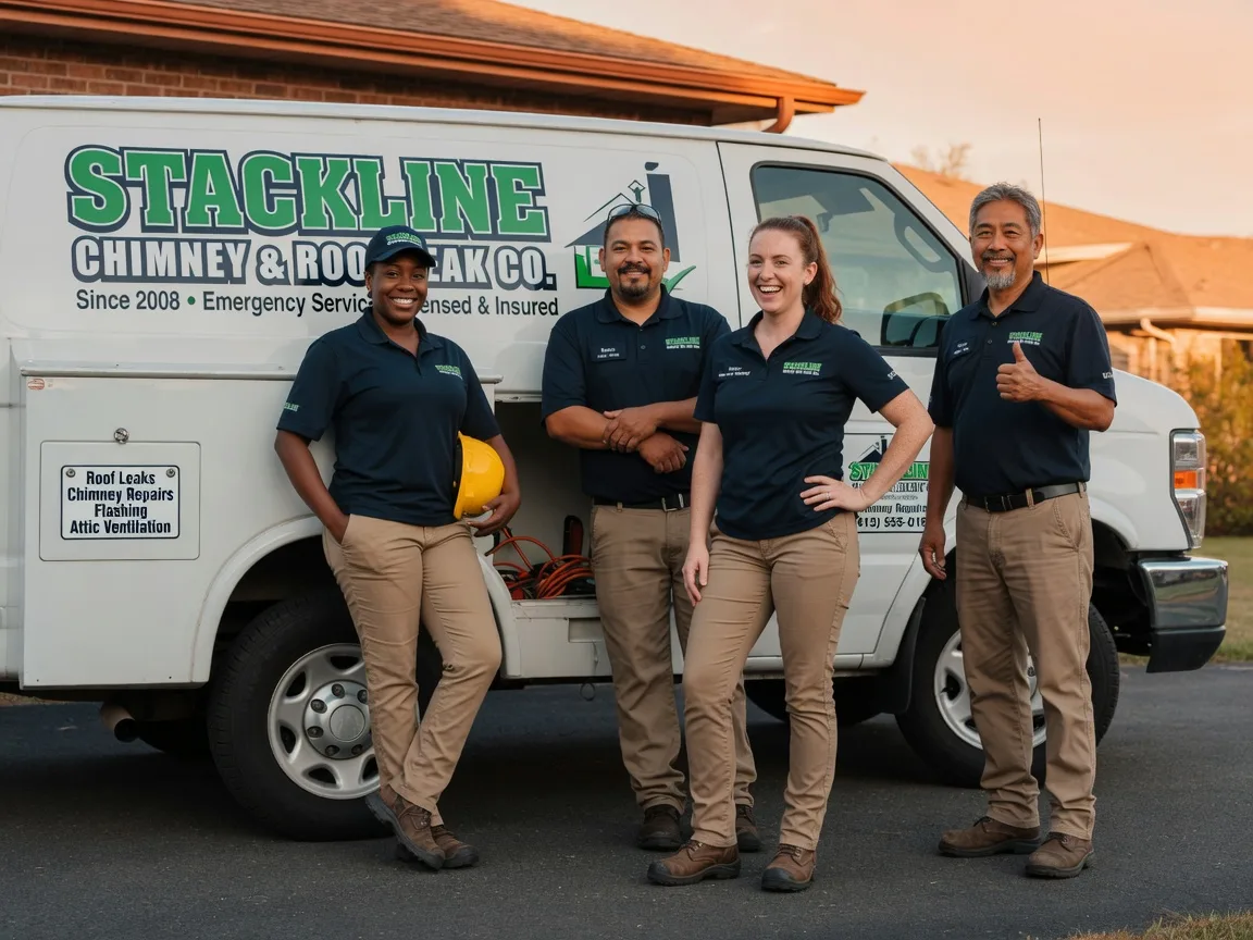 Chimney flashing repair company in Marshall, OK